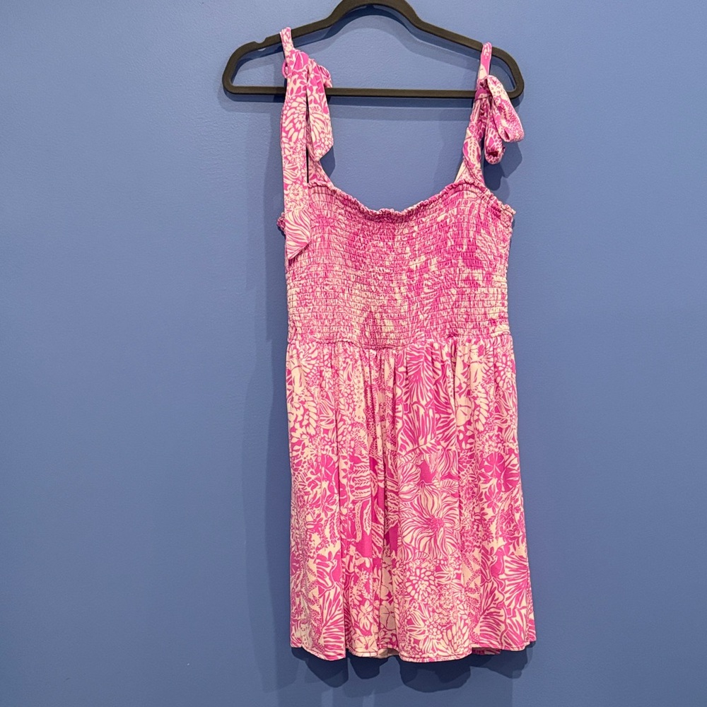 Lilly Pulitzer Pink and White Romper